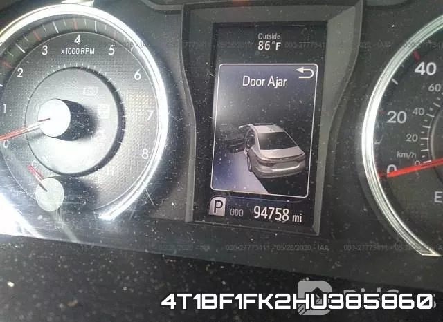4T1BF1FK2HU385860 фото 8