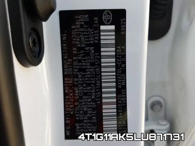 4T1G11AK5LU871731 фото 2