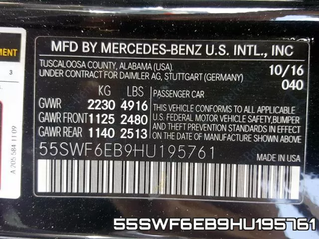 55SWF6EB9HU195761 фото 2