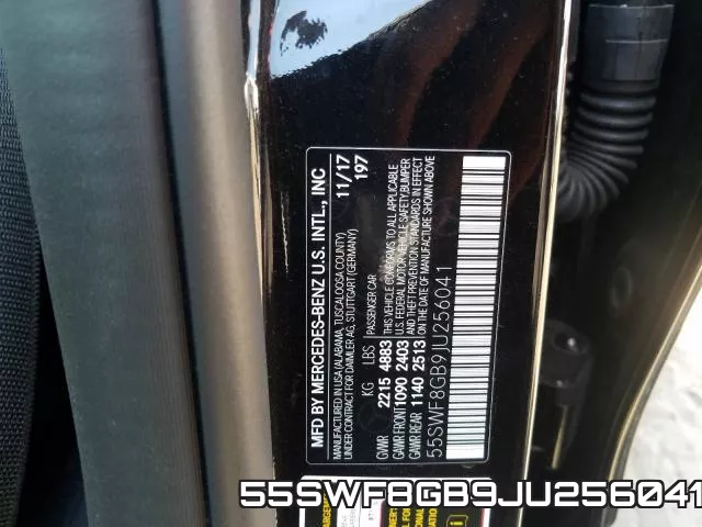 55SWF8GB9JU256041 фото 2
