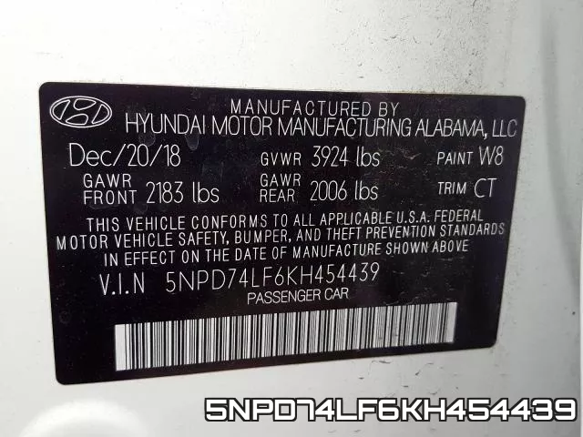 5NPD74LF6KH454439 фото 2
