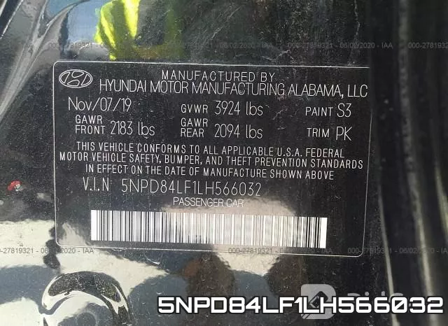 5NPD84LF1LH566032 фото 10