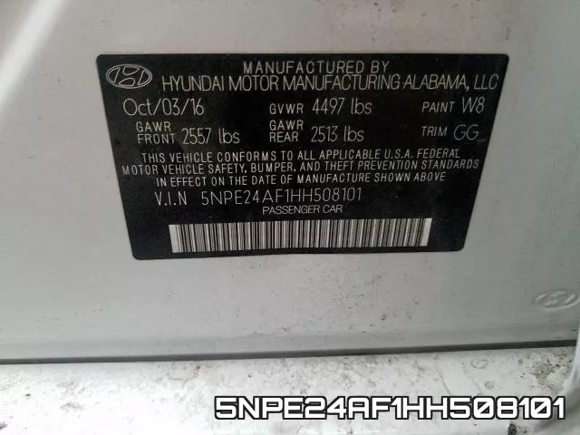 5NPE24AF1HH508101 фото 2