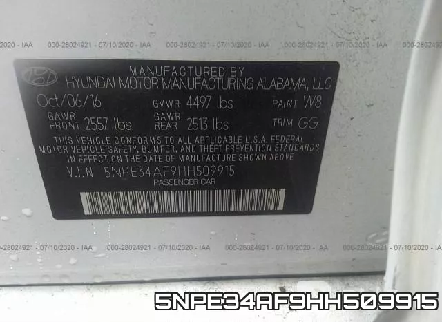 5NPE34AF9HH509915 фото 10