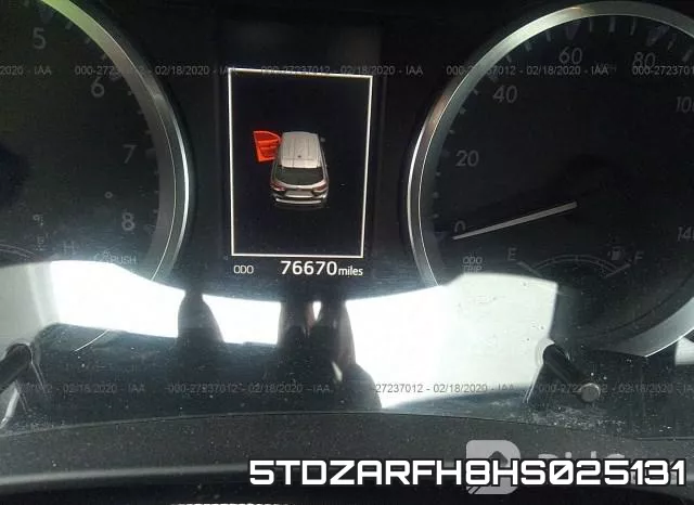 5TDZARFH8HS025131 фото 8