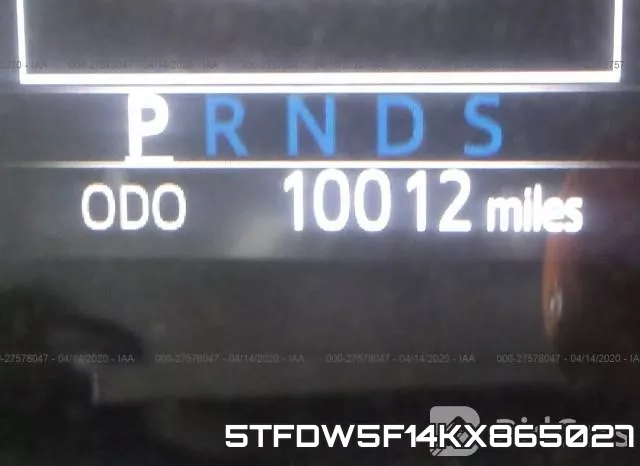 5TFDW5F14KX865027 фото 8