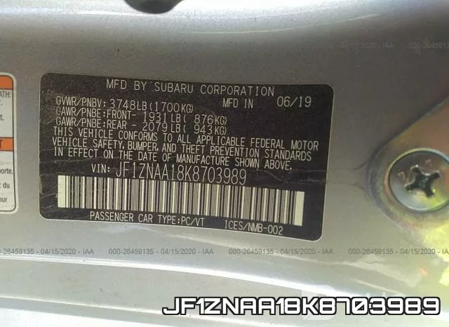 JF1ZNAA18K8703989 фото 10