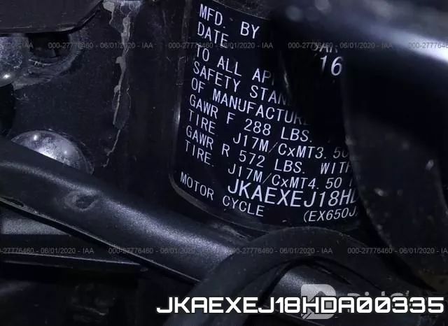 JKAEXEJ18HDA00335 фото 2