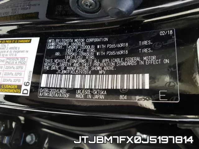 JTJBM7FX0J5197814 фото 2