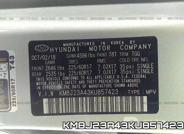 KM8J23A43KU857423 фото 10