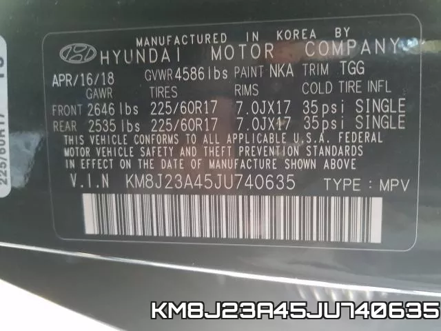 KM8J23A45JU740635 фото 2