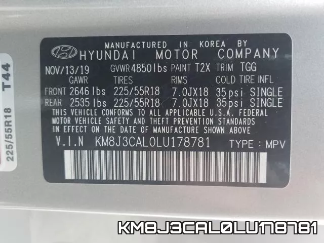 KM8J3CAL0LU178781 фото 2