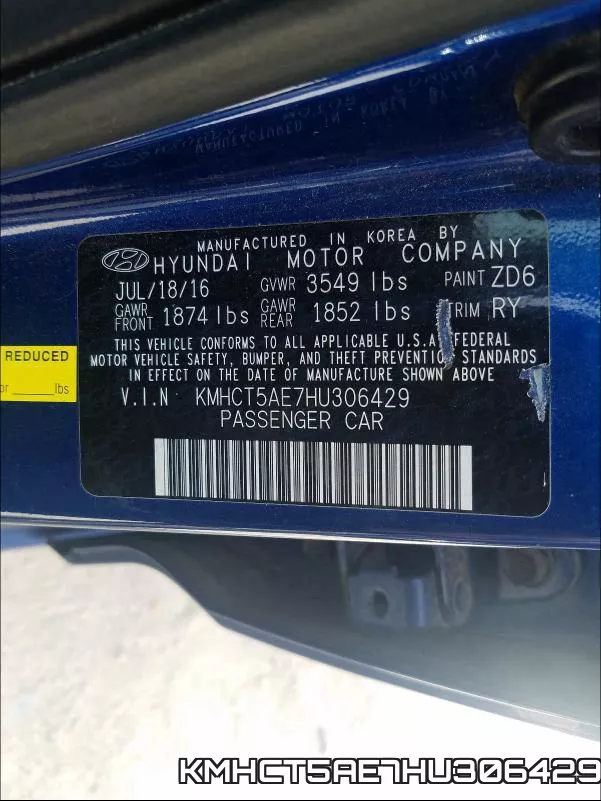KMHCT5AE7HU306429 фото 2