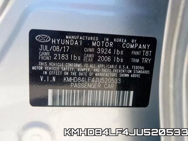 KMHD84LF4JU520533 фото 2