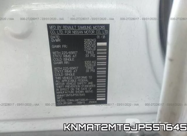 KNMAT2MT6JP557645 фото 10