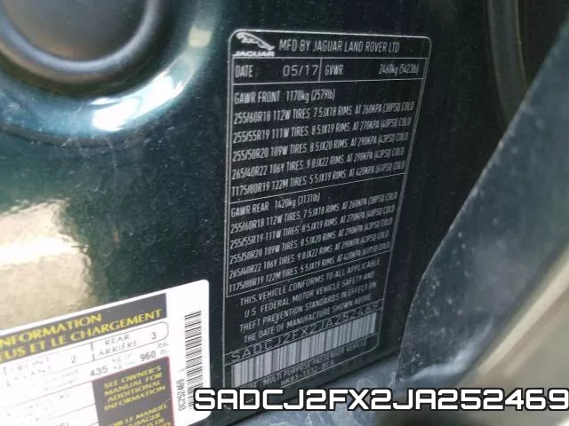 SADCJ2FX2JA252469 фото 2