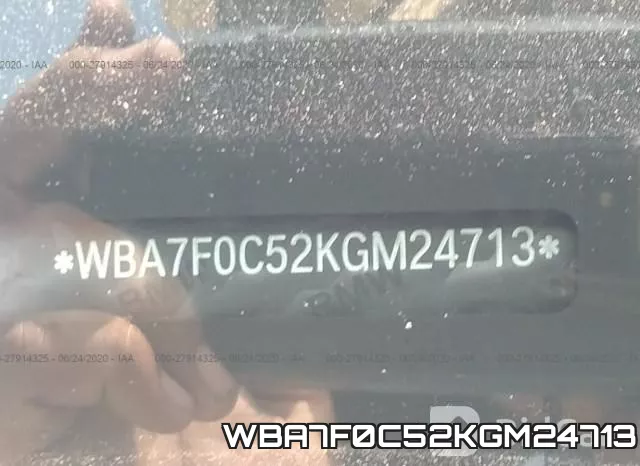 WBA7F0C52KGM24713 фото 10