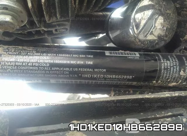 1HD1KED10HB662898 фото 2