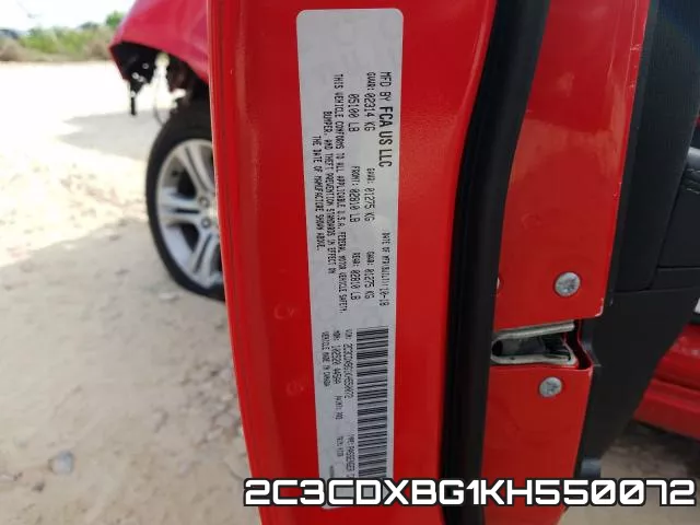 2C3CDXBG1KH550072 фото 2