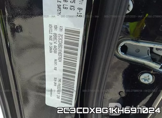 2C3CDXBG1KH697024 фото 10