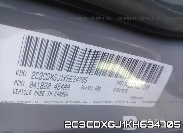 2C3CDXGJ1KH634705 фото 10