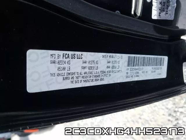 2C3CDXHG4HH523173 фото 2
