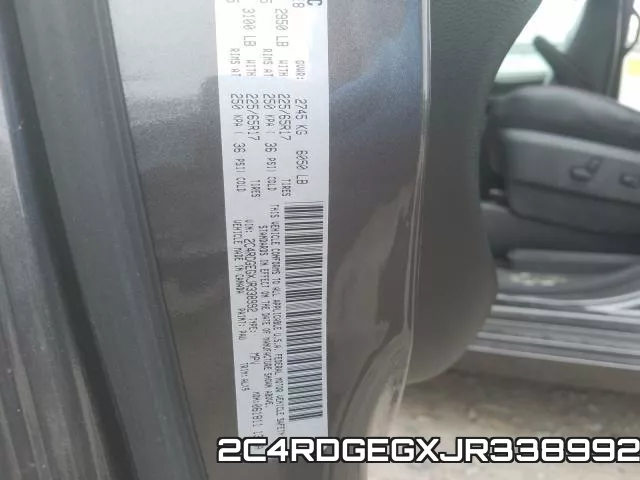 2C4RDGEGXJR338992 фото 2