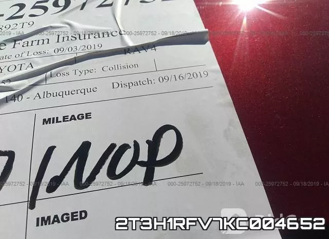 2T3H1RFV7KC004652 фото 8