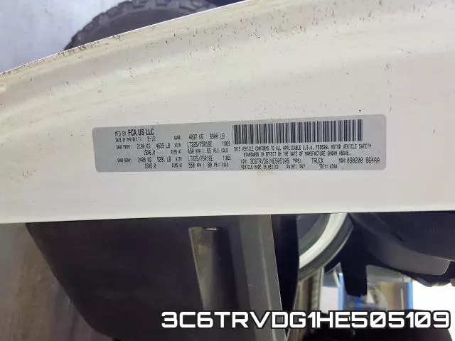 3C6TRVDG1HE505109 фото 2