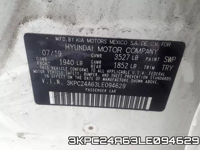 3KPC24A63LE094629 фото 2
