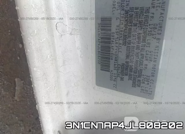 3N1CN7AP4JL808202 фото 10