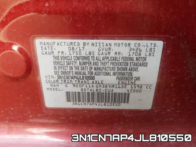 3N1CN7AP4JL810550 фото 2