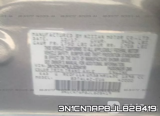 3N1CN7AP8JL828419 фото 10