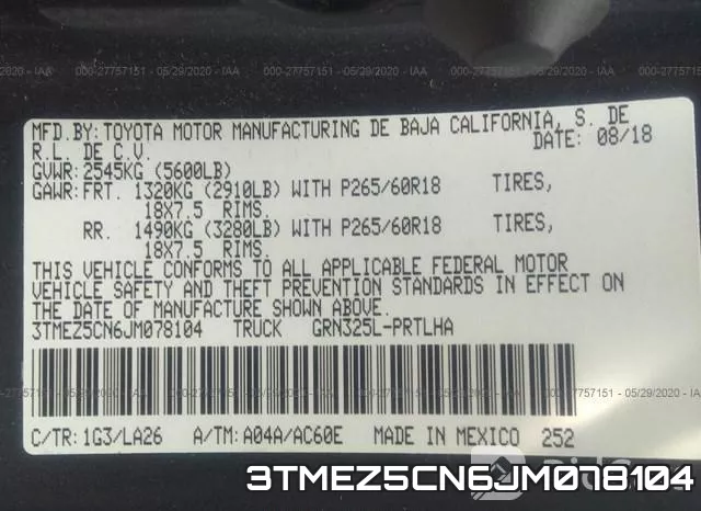 3TMEZ5CN6JM078104 фото 10