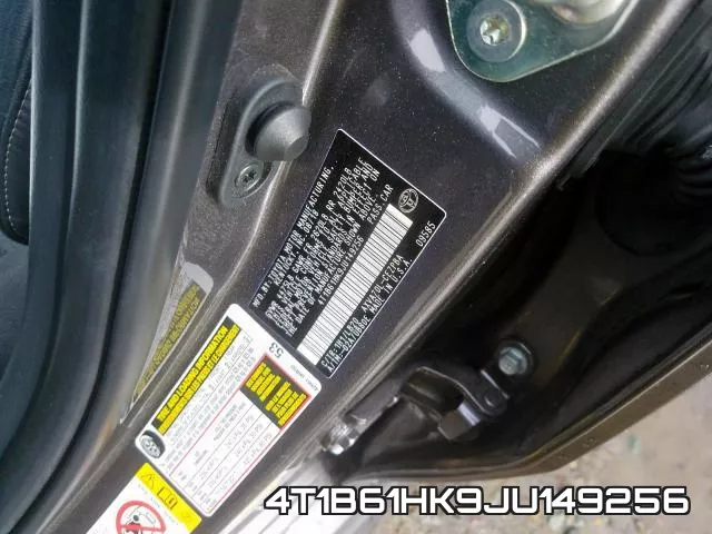 4T1B61HK9JU149256 фото 2