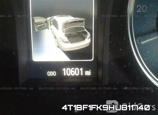 4T1BF1FK9HU811740 фото 8