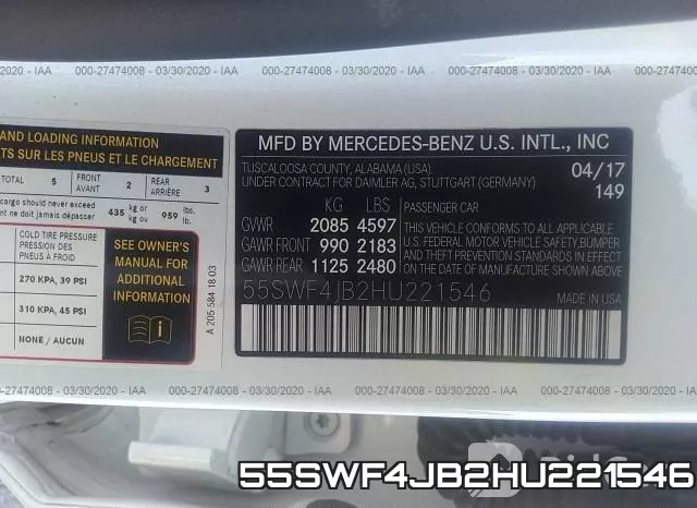 55SWF4JB2HU221546 фото 10