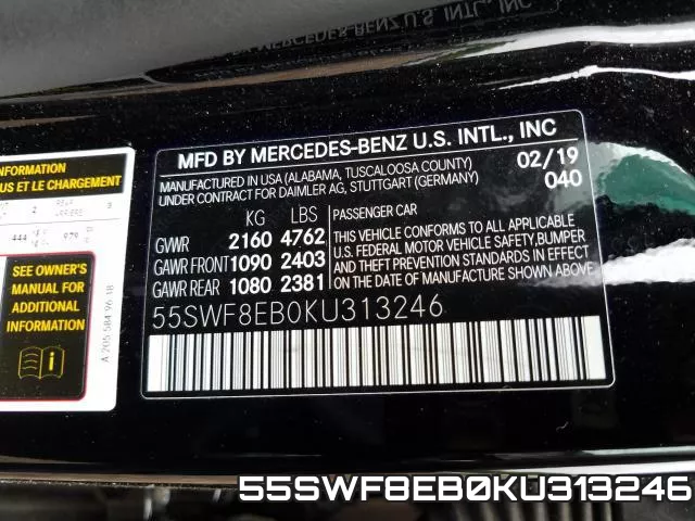 55SWF8EB0KU313246 фото 2