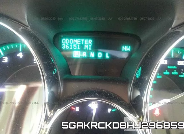 5GAKRCKD8HJ296859 фото 8