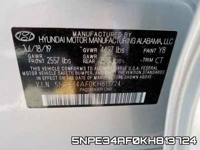5NPE34AF0KH813724 фото 2