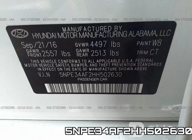 5NPE34AF2HH502630 фото 10