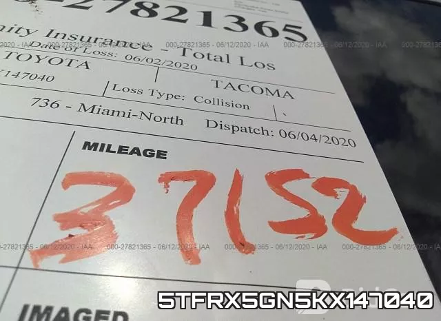 5TFRX5GN5KX147040 фото 8