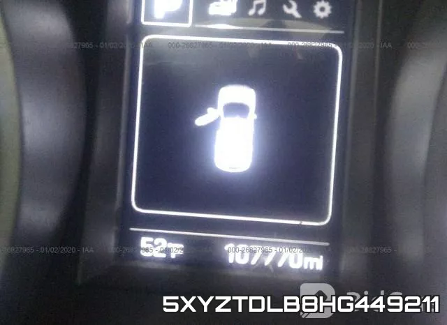 5XYZTDLB8HG449211 фото 8