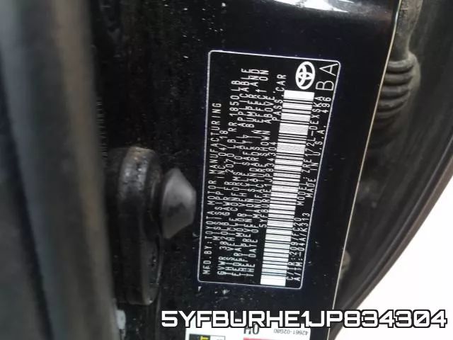 5YFBURHE1JP834304 фото 2
