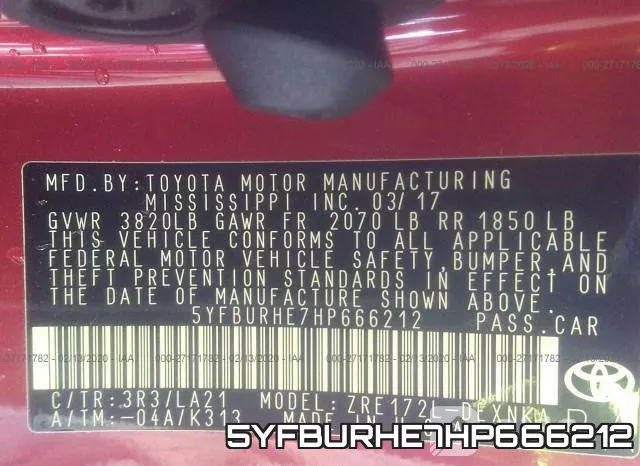 5YFBURHE7HP666212 фото 10