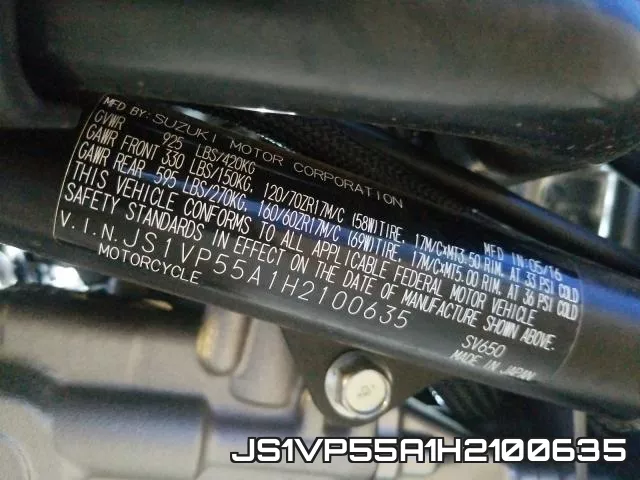 JS1VP55A1H2100635 фото 2