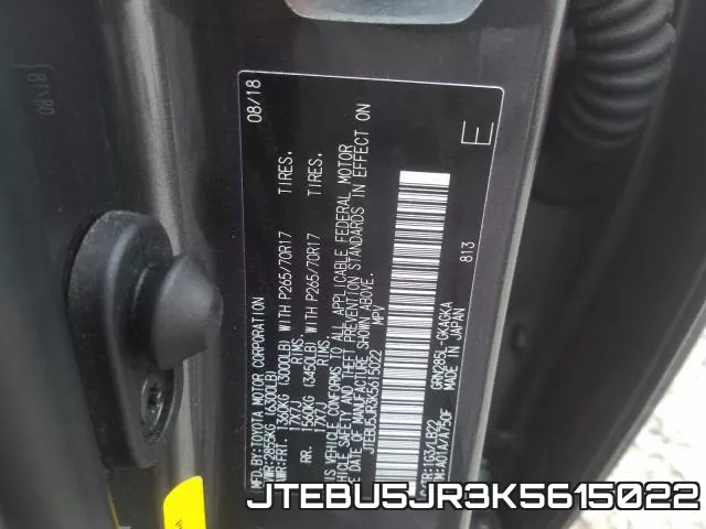 JTEBU5JR3K5615022 фото 2