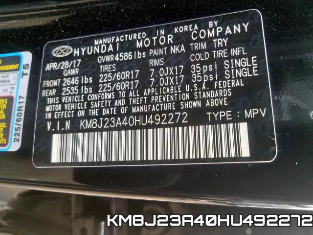 KM8J23A40HU492272 фото 2