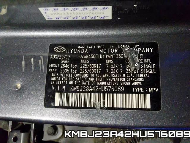 KM8J23A42HU576089 фото 2