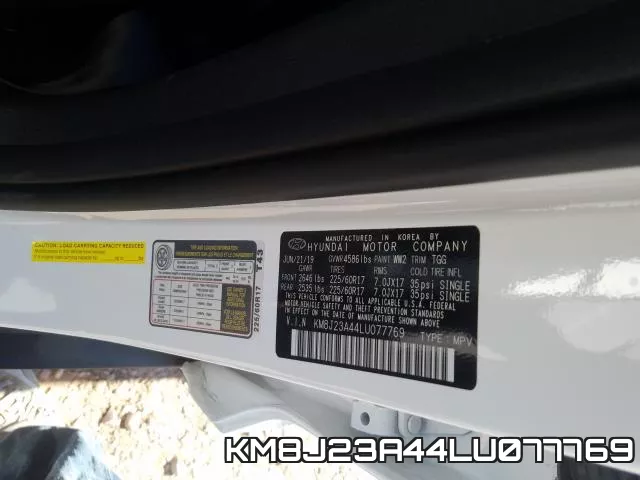 KM8J23A44LU077769 фото 2